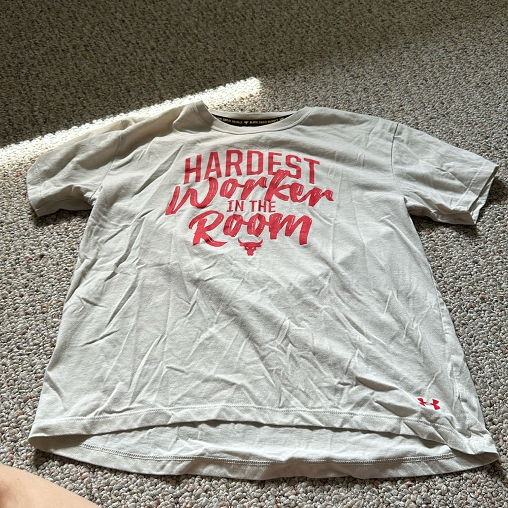 Underarmour the rock tshirt size small